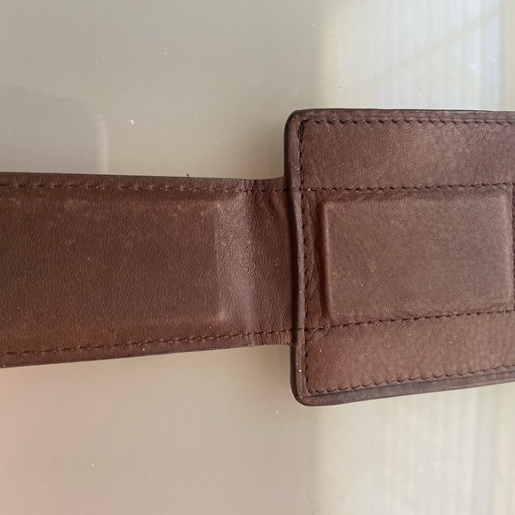 Vintage Fossil Men's Leather Brown Money Clip Wallet Card Holder - Picture 3 of 8